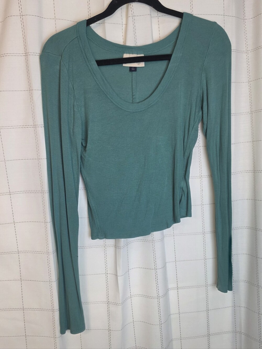 Universal Thread Ribbed Scoopneck Tee - Picture 2 of 5
